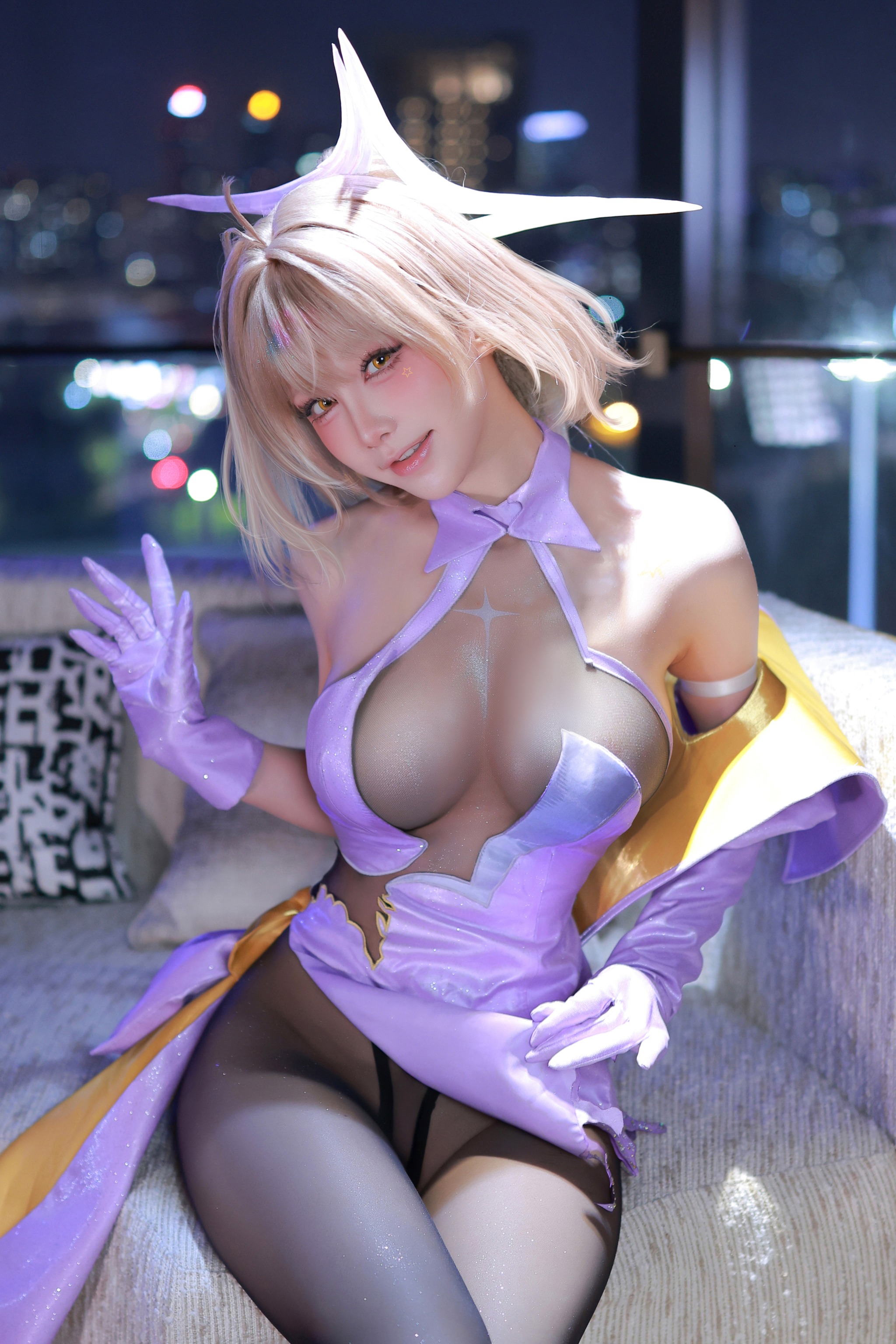 图片[1]-水淼Aqua – NO.263 Nikke胜利女神 阿妮斯·超级巨星·星光[54P]-XikXak